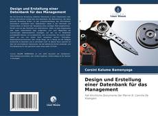 Buchcover von Design und Erstellung einer Datenbank für das Management
