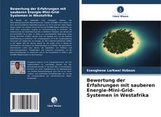 Bewertung der Erfahrungen mit sauberen Energie-Mini-Grid-Systemen in Westafrika kitap kapağı