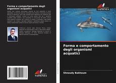 Buchcover von Forma e comportamento degli organismi acquatici
