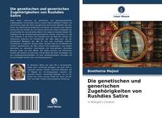 Bookcover of Die genetischen und generischen Zugehörigkeiten von Rushdies Satire