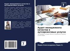 Аудит менеджмента качества в аутсорсинговых услугах kitap kapağı