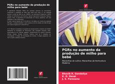 Capa do livro de PGRs no aumento da produção de milho para bebé 