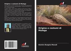 Capa do livro de Origine e costumi di Mulega 