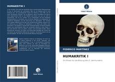 Capa do livro de HUMAKRITIK I 