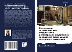 Buchcover von Социально-экономическое воздействие регенерации внутренних городов на фоне упадка городского хозяйства
