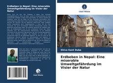 Capa do livro de Erdbeben in Nepal: Eine miserable Umweltgefährdung im Visier der Natur 