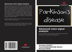 Buchcover von Advanced voice signal analysis