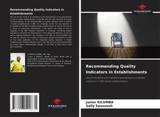Recommending Quality Indicators in Establishments kitap kapağı