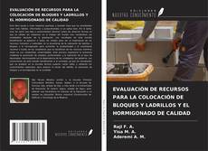 EVALUACIÓN DE RECURSOS PARA LA COLOCACIÓN DE BLOQUES Y LADRILLOS Y EL HORMIGONADO DE CALIDAD的封面