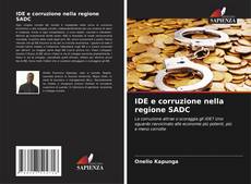 Portada del libro de IDE e corruzione nella regione SADC