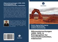 Buchcover von Mikrountersuchungen (XRD; SEM; & Petrographie) für Tonschieferschichten, Indonesien