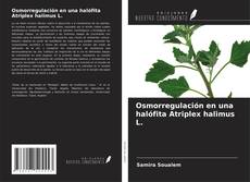 Osmorregulación en una halófita Atriplex halimus L. kitap kapağı
