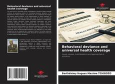 Buchcover von Behavioral deviance and universal health coverage