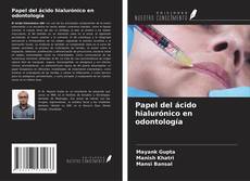 Buchcover von Papel del ácido hialurónico en odontología