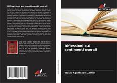 Buchcover von Riflessioni sui sentimenti morali