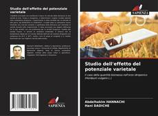 Capa do livro de Studio dell'effetto del potenziale varietale 