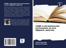 САДК и региональная интеграция на юге Африки: диагноз的封面