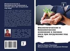 Capa do livro de Физиологические и биохимические изменения в посевах риса при погружении под воду 