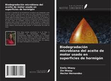Buchcover von Biodegradación microbiana del aceite de motor usado en superficies de hormigón