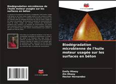Portada del libro de Biodégradation microbienne de l'huile moteur usagée sur les surfaces en béton