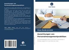 Auswirkungen von Personalmanagementpraktiken kitap kapağı