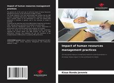 Buchcover von Impact of human resources management practices