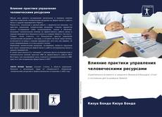 Capa do livro de Влияние практики управления человеческими ресурсами 