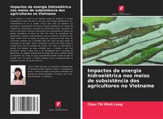 Portada del libro de Impactos da energia hidroelétrica nos meios de subsistência dos agricultores no Vietname