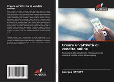 Capa do livro de Creare un'attività di vendita online 