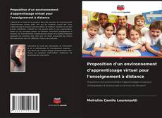Buchcover von Proposition d'un environnement d'apprentissage virtuel pour l'enseignement à distance