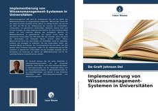 Copertina di Implementierung von Wissensmanagement-Systemen in Universitäten