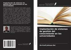 Buchcover von Implantación de sistemas de gestión del conocimiento en las universidades