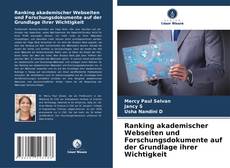 Bookcover of Ranking akademischer Webseiten und Forschungsdokumente auf der Grundlage ihrer Wichtigkeit