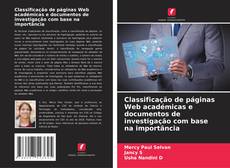 Copertina di Classificação de páginas Web académicas e documentos de investigação com base na importância