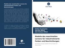 Capa do livro de Modelle des maschinellen Lernens für industrialisierte Farben und Beschichtungen 