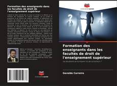 Bookcover of Formation des enseignants dans les facultés de droit de l'enseignement supérieur