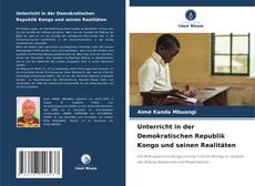 Unterricht in der Demokratischen Republik Kongo und seinen Realitäten kitap kapağı