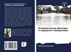 Capa do livro de Антропогенные факторы в городских наводнениях 