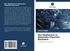 Buchcover von Der Neobarock in Alejandra Pizarniks Bucanera