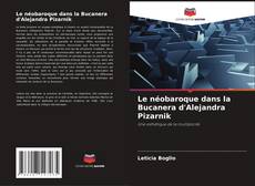 Capa do livro de Le néobaroque dans la Bucanera d'Alejandra Pizarnik 