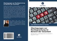 Bookcover of Überlegungen zur Rechtsprechung im Bereich der Sexarbeit
