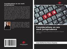 Bookcover of Considerations on sex work jurisprudence