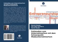 Buchcover von Fallstudien zum Unternehmertum mit dem Schwerpunkt Modeunternehmertum