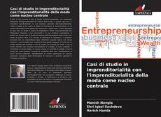 Capa do livro de Casi di studio in imprenditorialità con l'imprenditorialità della moda come nucleo centrale 