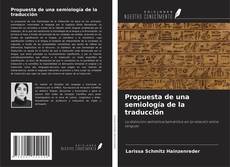 Buchcover von Propuesta de una semiología de la traducción