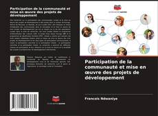 Capa do livro de Participation de la communauté et mise en œuvre des projets de développement 
