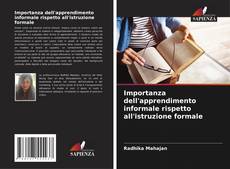 Buchcover von Importanza dell'apprendimento informale rispetto all'istruzione formale