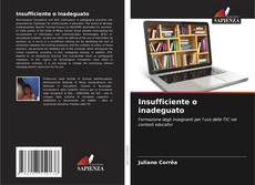 Buchcover von Insufficiente o inadeguato