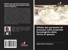 Bookcover of Effetto dei parametri di processo sulle proprietà tecnologiche della farina di igname