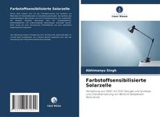 Farbstoffsensibilisierte Solarzelle kitap kapağı